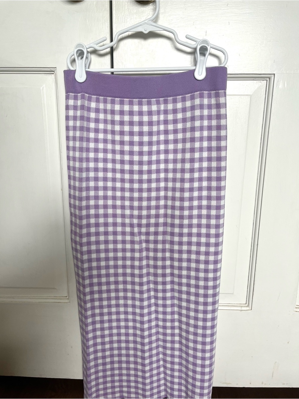 Purple Princess Polly Knit Pencil Purple Skirt